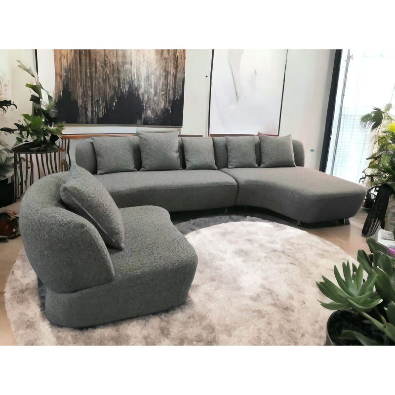 Torino full Corner fabric sofa